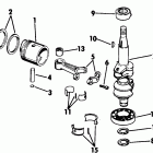 E6SLCRM Crankshaft & piston - 6 / 8