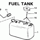 E25RWCRD Fuel tank with gauge