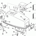 E40ELCRM Engine cover - johnson electric start models