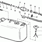 E55RWLCRD Fuel tank without gauge