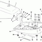 E6SLCRM Engine cover - 6 & 8 evinrude models