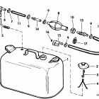E25RWCRD Fuel tank without gauge