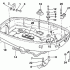 E25ECRS Нижний кожух двигателя