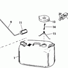 E40RWLCRA Fuel tank with gauge