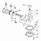 E2RCRS Коленчатый вал & Поршень