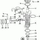 E155WTXCRS Коленчатый вал & Поршень