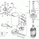 E155WTXCRS Electric starter & solenoid american bosch 08142-2...