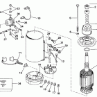 E185TXCRS Electric starter & solenoid american bosch 08142-2...
