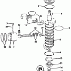 E185TXCRS Коленчатый вал & Поршень
