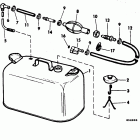 E15RCTA Fuel tank without gauge
