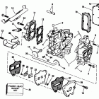 E8RLCTA Cylinder & crankcase-4.5 & intake manifold