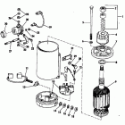 E235STLCTS Electric starter & solenoid american bosch 08142-2...