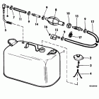 E40RWLCTR Fuel tank without gauge