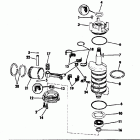 E140MLCTE Коленчатый вал & Поршень