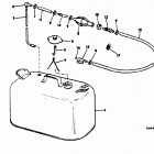E35ECND Fuel tank without gauge