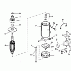E60TLCNM Electric starter & solenoid /  prestolite model mk...