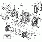 E5RHCNR Cylinder & crankcase & intake manifold - 4.5