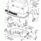 E75ERCNB Motor cover - evinrude