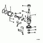 E5RHCNR Crankshaft & piston - 7.5