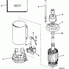 E140TRXCNB Electric starter - prestolite models poc-4001
