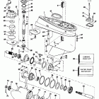 E60TLCIH Gearcase, electric start