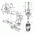 E150TRXCIA Electric starter & solenoid american bosch 08142-2...