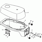 E2RCIB Motor cover - evinrude