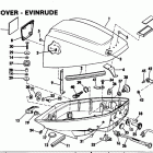 E10RLCID Motor cover - evinrude