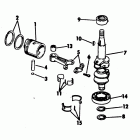 E5RCIC Crankshaft & piston-7.5