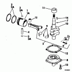 E2RCIB Коленчатый вал & Поршень