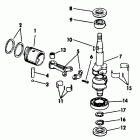 E5RCIC Crankshaft & piston-4.5