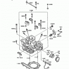 Mojave 250 (KSF250-A4) Головка цилиндра