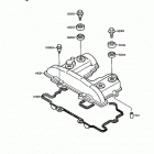 Mojave 250 (KSF250-A4) Крышка головки цилиндров