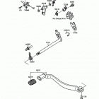 Mojave 250 (KSF250-A4) Механизм переключения передач