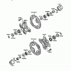 Mojave 250 (KSF250-A4) Переднее колесо