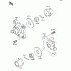 Bayou 300 4X4 (KLF300-C2) Переднее колесо