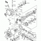 Bayou 300 4X4 (KLF300-C2) Drive shaft(differential)