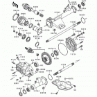Bayou 300 4X4 (KLF300-C2) Drive shaft(rear)