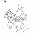 Bayou 300 4X4 (KLF300-C2) Рама ,крепежные детали