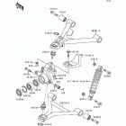 Bayou 300 4X4 (KLF300-C2) Передняя подвеска