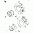 Bayou 300 4X4 (KLF300-C2) Колеса,покрышки