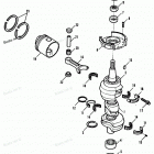 H090412PD Коленвал и поршни
