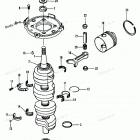 H120422PE Коленвал и поршни