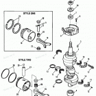H070312PE Коленвал и поршни