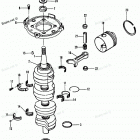 H120422PD Коленвал и поршни
