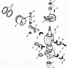 H090422PX Коленвал и поршни