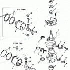 H070312PX Коленвал и поршни