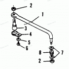 H150412NX Комплект Тяги рулевого механизма