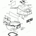 H009211PD Top Cowl (90a Thru 92b & Ser. # E000001 Thru E1276...