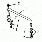 H150412NF Комплект Тяги рулевого механизма